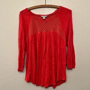 Lucky Brand Crochet Top